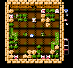 Adventures of Lolo 2 (USA) In game screenshot